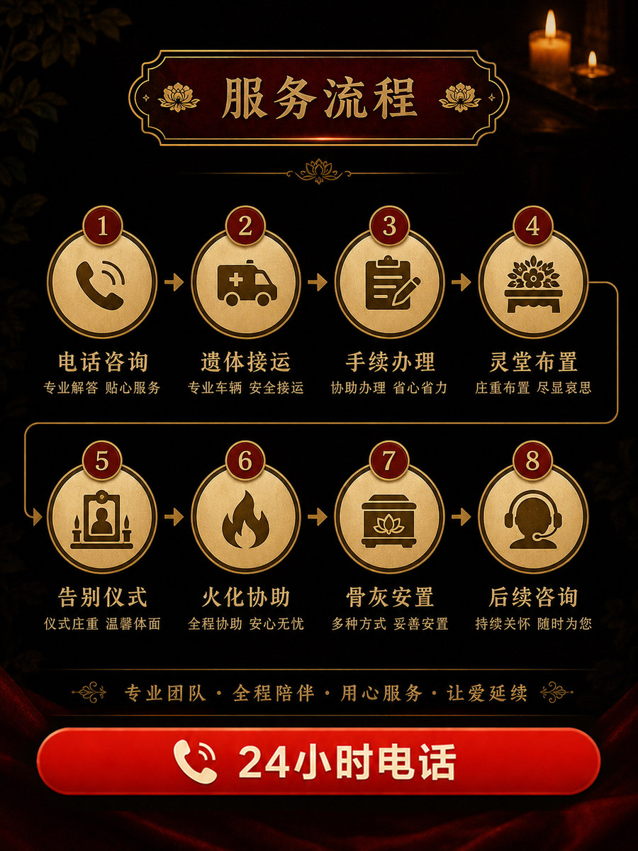 殡葬礼仪服务流程